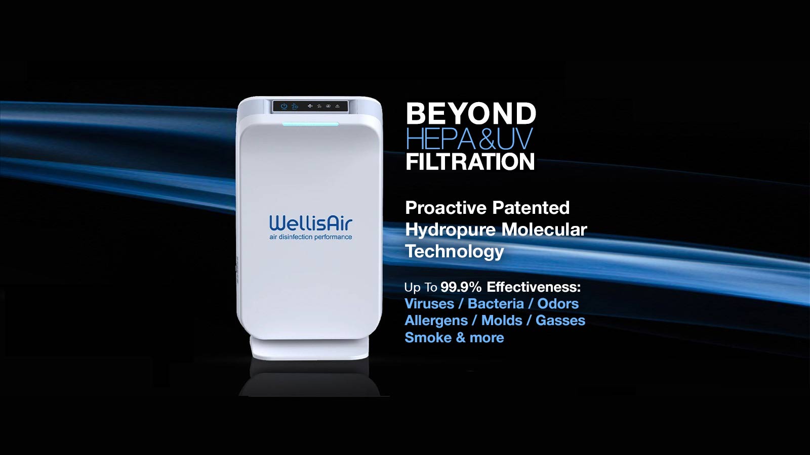 Wellisair air online disinfection performance